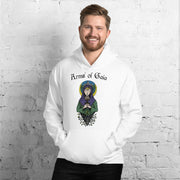 Arms of Gaia Colored-White Hoodie