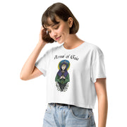 Arms of Gaia Colored-White Crop T-Shirt